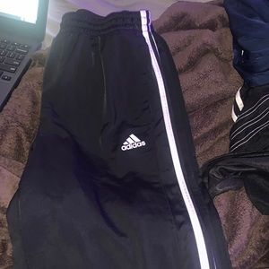 black adidas sweatpants